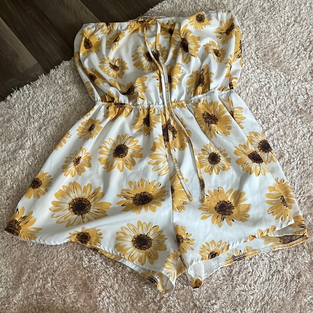Strapless Romper